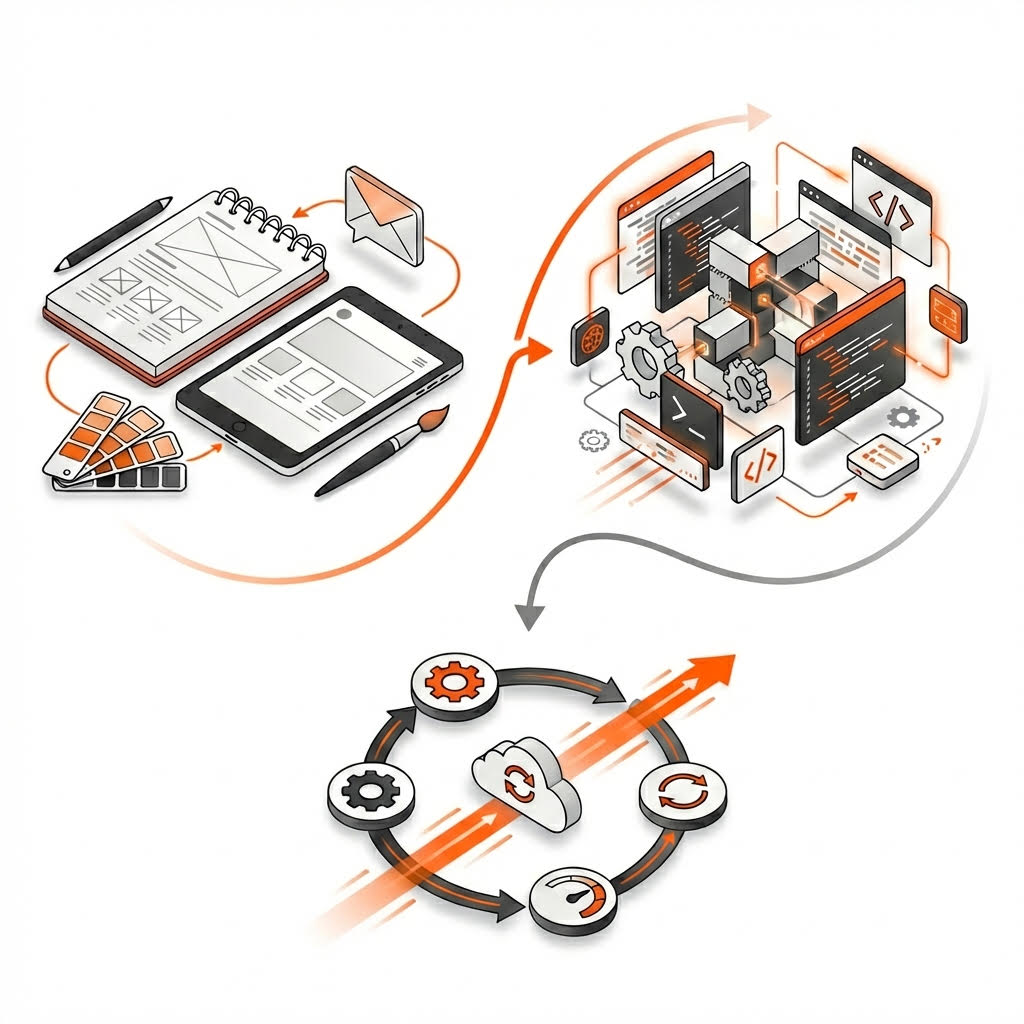 Vereinfachter Entwicklungssprozess